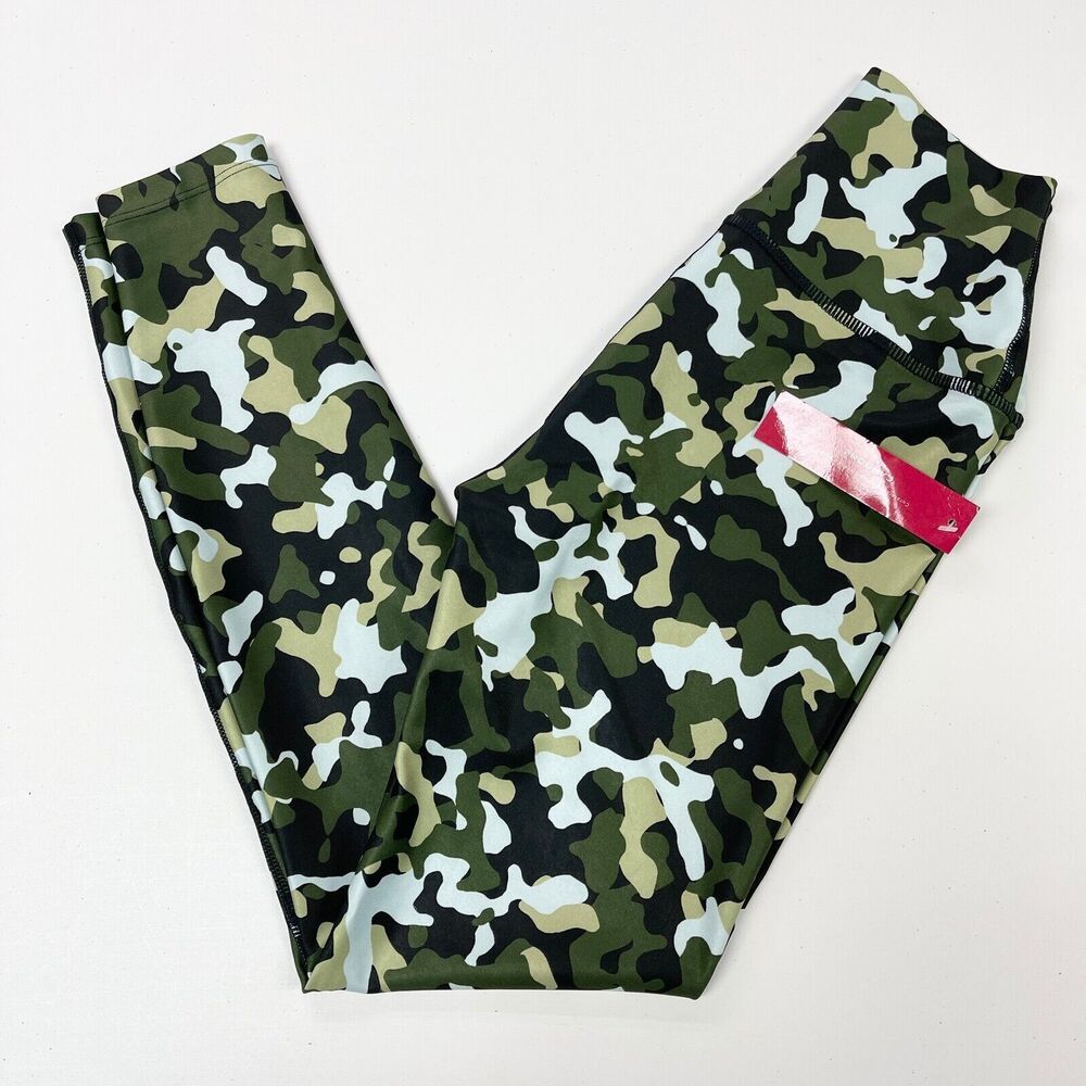 Carbon38‎ Camouflage 7/8 Leggings Womens XXSmall Activewear Gym Yoga Athlesiure